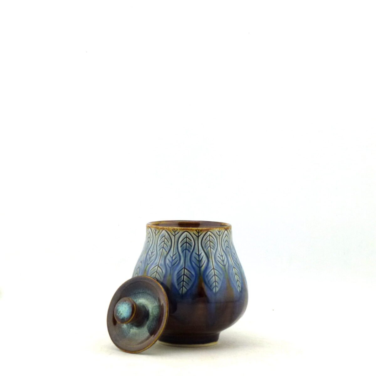 Lidded Blue Pot - Image 2