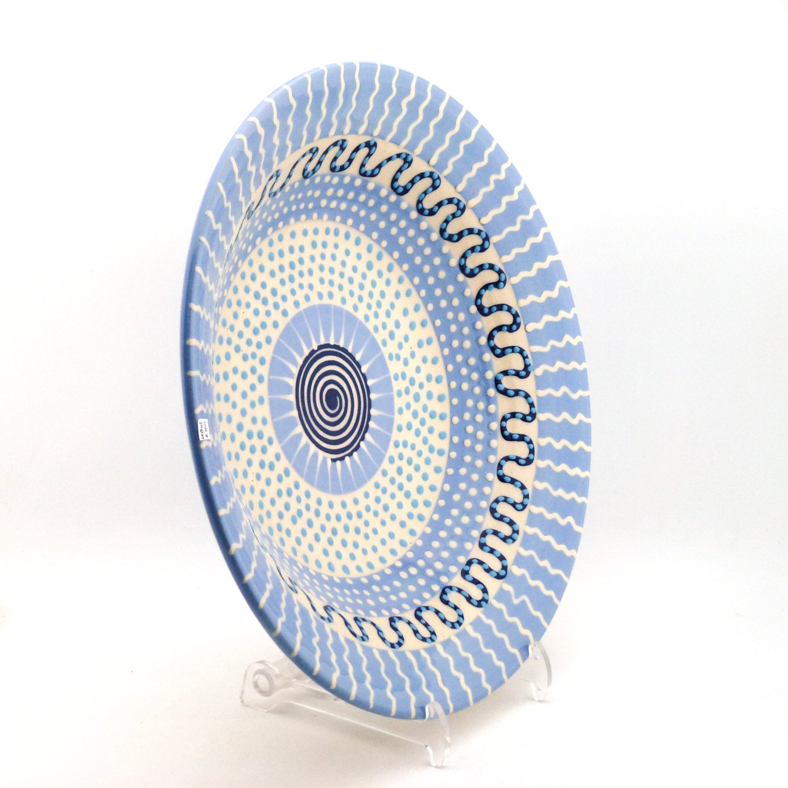 Large Blue and White Charger W:36cm