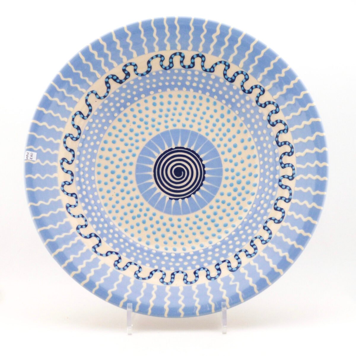 Large Blue and White Charger W:36cm SOLD - Image 3