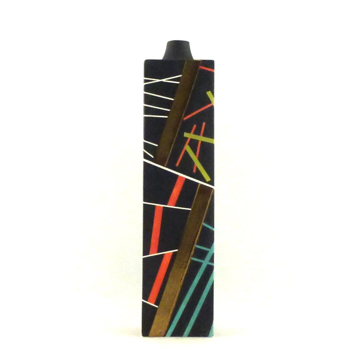 Tall Square Bottle H:38cm - Image 4