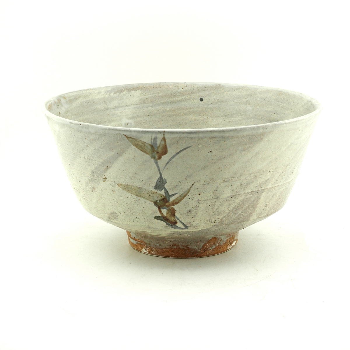 Stoneware footed bowl